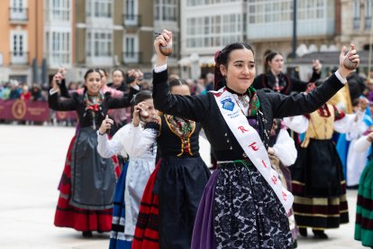 Instante de la Procesión del Anuncio Pascual.