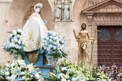 Instante de la Procesión del Anuncio Pascual.
