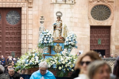 Instante de la Procesión del Anuncio Pascual.