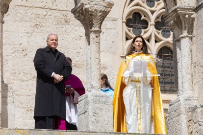 Instante de la Procesión del Anuncio Pascual.