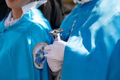 Instante de la Procesión del Anuncio Pascual.