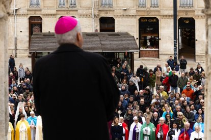 Instante de la Procesión del Anuncio Pascual.