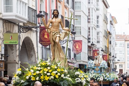 Instante de la Procesión del Anuncio Pascual.