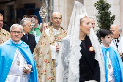 Instante de la Procesión del Anuncio Pascual.