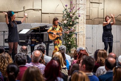 Idoia Asurmendi, ayer, en la Casa del Cordón.