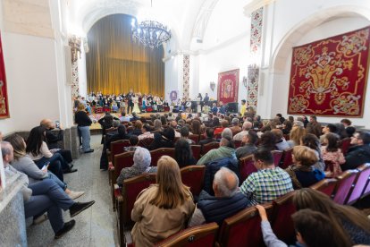 El acto se celebró en la sala capitular del Monasterio de Bernardas.