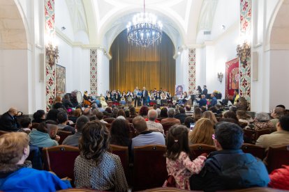 El acto se celebró en la sala capitular del Monasterio de Bernardas.