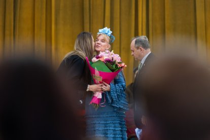 El acto se celebró en la sala capitular del Monasterio de Bernardas.