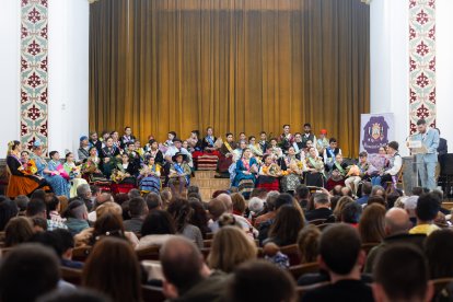 El acto se celebró en la sala capitular del Monasterio de Bernardas.