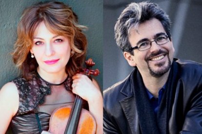 Irina Muresanu y Daniel del Pino.