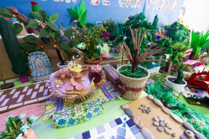 Detalle del jardín.