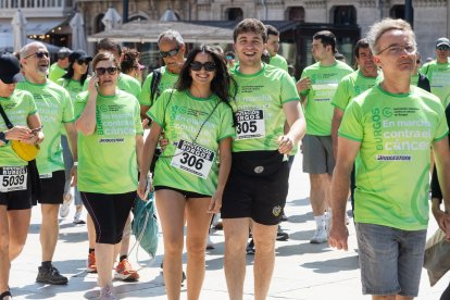Marcha contra el Cáncer 2025 en Burgos.