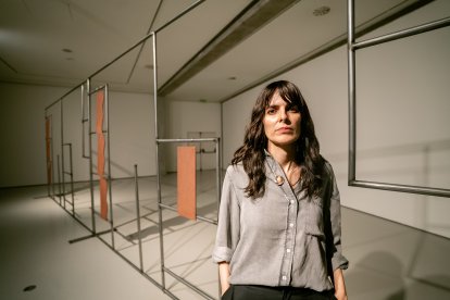 Flávia Vieria, en una de las salas del CAB de Burgos.