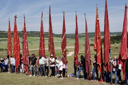 Celebración de la III edición del Encuentro de Pendones Concejiles de la provincia de Burgos, en la localidad de Torrelara