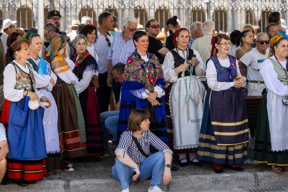 Celebración del Curpillos en los alrededores del Monasterio de las Huelgas.