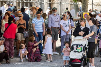 Celebración del Curpillos en los alrededores del Monasterio de las Huelgas.