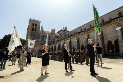 Celebración del Curpillos en los alrededores del Monasterio de las Huelgas.