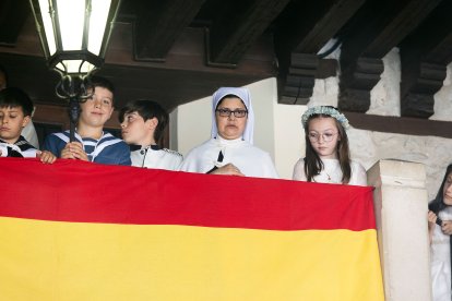 Celebración del Curpillos en los alrededores del Monasterio de las Huelgas.
