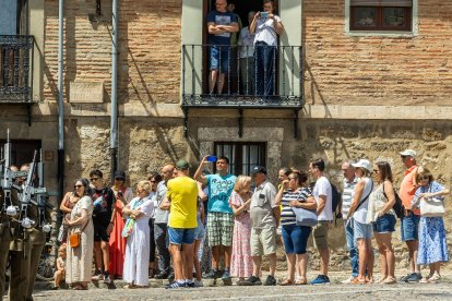 Celebración del Curpillos en los alrededores del Monasterio de las Huelgas.
