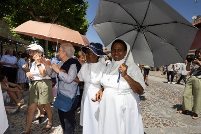 Celebración del Curpillos en los alrededores del Monasterio de las Huelgas.