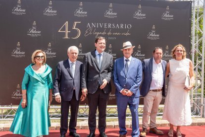 El presidente de la Junta de Castilla y León, Alfonso Fernández Mañueco, asiste al acto de celebración del 45 aniversario de ‘Viña Pedrosa’