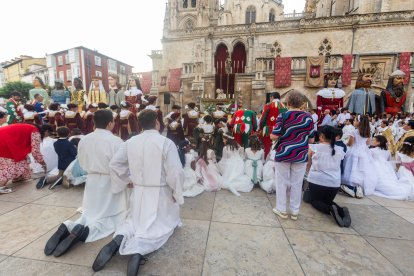 Celebración del Corpus Christi en Burgos.