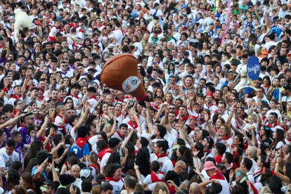 Imagen del comienzo de las fiestas de San Pedro.