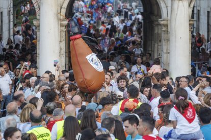Imagen del comienzo de las fiestas de San Pedro y San Pablo.