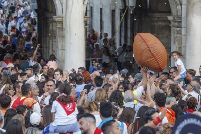 Imagen del comienzo de las fiestas de San Pedro y San Pablo.