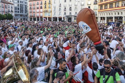 Imagen del comienzo de las fiestas de San Pedro y San Pablo.