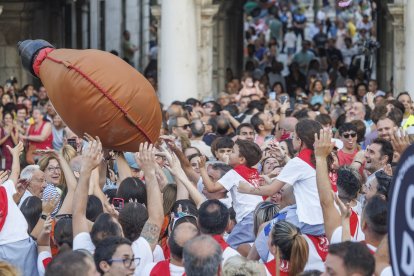 Imagen del comienzo de las fiestas de San Pedro y San Pablo.