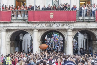 Imagen del comienzo de las fiestas de San Pedro y San Pablo.
