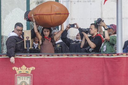 Imagen del comienzo de las fiestas de San Pedro y San Pablo.