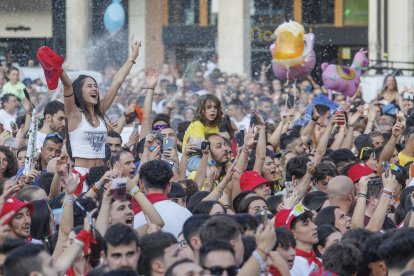 Imagen del comienzo de las fiestas de San Pedro y San Pablo.