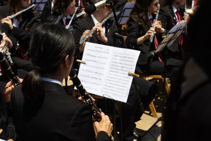 Imagen del canto del Himno a Burgos.