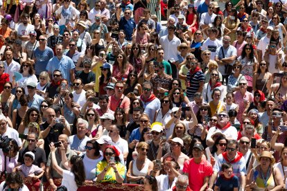 Imagen del canto del Himno a Burgos.