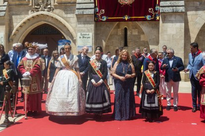 Imagen del canto del Himno a Burgos.