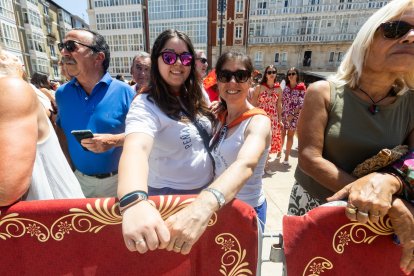 Imagen del canto del Himno a Burgos.