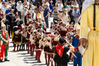 Imagen del canto del Himno a Burgos.
