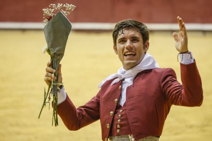 Imagen de la corrida de rejones.