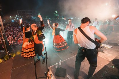 Imagen del concierto de La M.O.D.A.