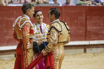 Imagen de la tercera corrida de las fiestas de San Pedro y San Pablo