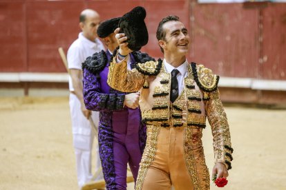 Imagen de la tercera corrida de las fiestas de San Pedro y San Pablo