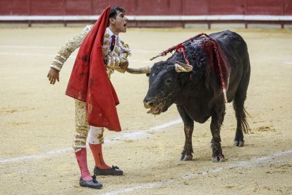 Imagen de la tercera corrida de las fiestas de San Pedro y San Pablo
