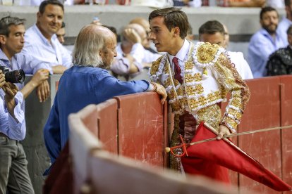 Imagen de la tercera corrida de las fiestas de San Pedro y San Pablo