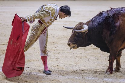 Imagen de la tercera corrida de las fiestas de San Pedro y San Pablo