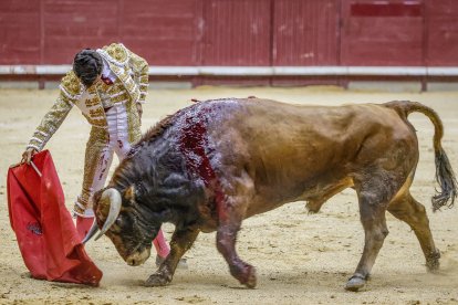 Imagen de la tercera corrida de las fiestas de San Pedro y San Pablo