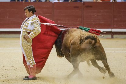 Imagen de la tercera corrida de las fiestas de San Pedro y San Pablo