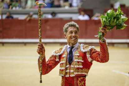 Imagen de la tercera corrida de las fiestas de San Pedro y San Pablo