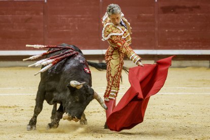 Imagen de la tercera corrida de las fiestas de San Pedro y San Pablo